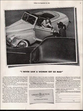 1941 Vintage ad Liberty Mutual Insurance Co. retro Car Auto Wrecked  12/08/22