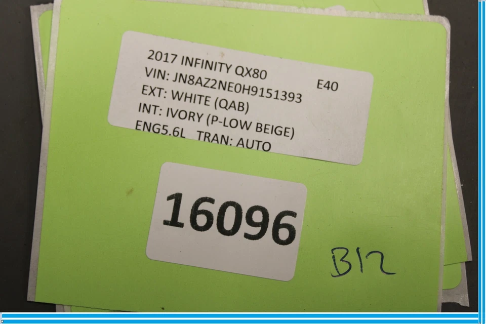 11-17 Infiniti QX56 QX80 alça de aderência lateral direita traseira fabricante de equipamento original - Imagem 4 de 4