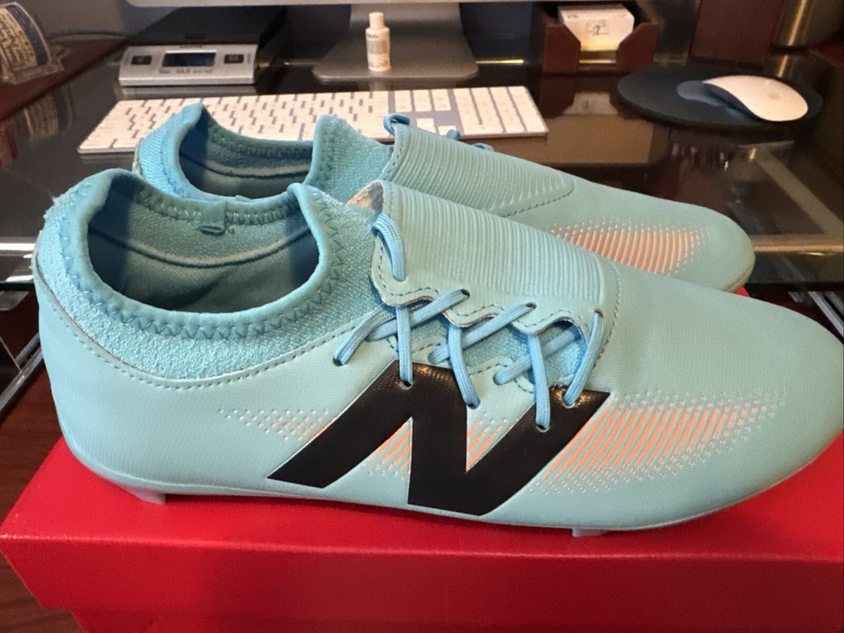 New Balance Men's Furon Dispatch FG V7+ Blue/Orange Soccer New Balance Men's Furon Dispatch FG V7+ Blue/Orange Soccer