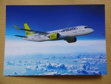 AIR BALTIC A-220 / AIRLINE ISSUE / CARTE COMPAGNIE