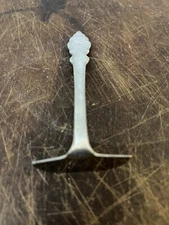 1900s LEONARD PIECE Sterling Silver Plated BABY FOOD PUSHER RARE Vintage