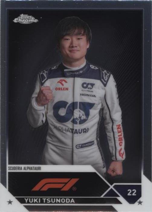 2023 Topps Chrome Formula 1 - Yuki Tsunoda #55 - 1 of 1