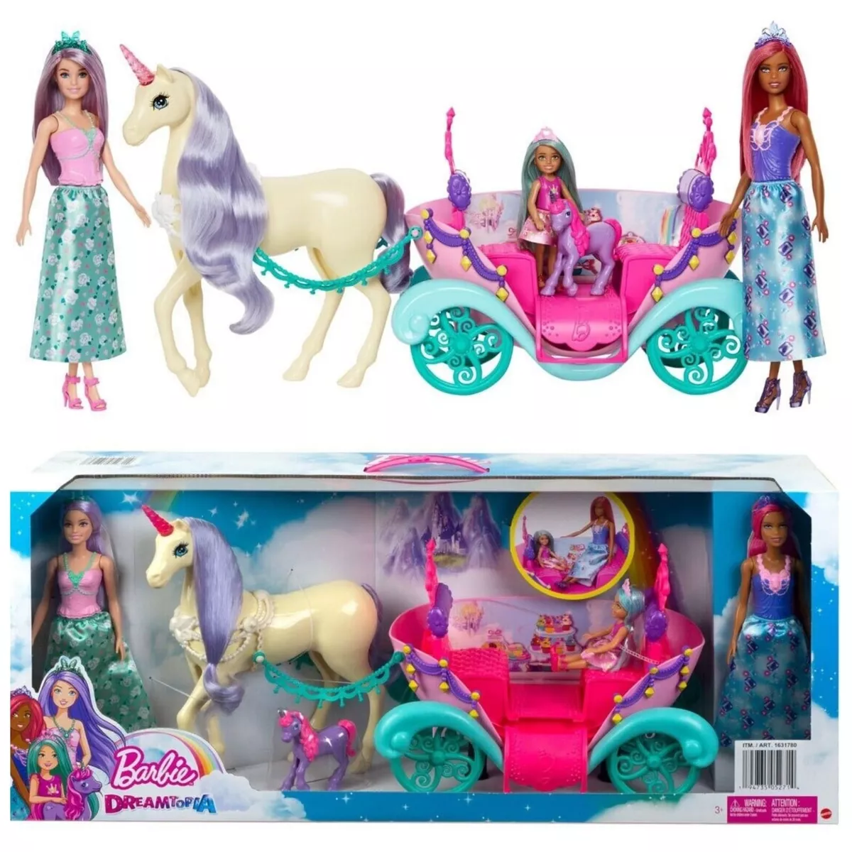 Barbie dreamtopia carriage playset deals