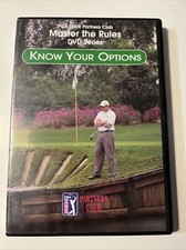 PGA Tour Master The Rules Know Your Options DVD Guide Partners Club