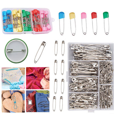 Baby Diaper Pins Nappy Pins Safety Pins Snap Fasteners Lock Coloured ...
