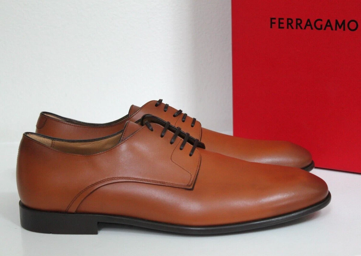 Salvatore Ferragamo Toulouse Leather Oxfords sz 9.5 E with Box Tramezza plain toe Oxford - Men | Ferragamo main image 4
