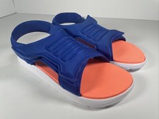 Adidas Comfort Swimming Sandals Unisex Kids Royal Blue Size 2 EG2233 New