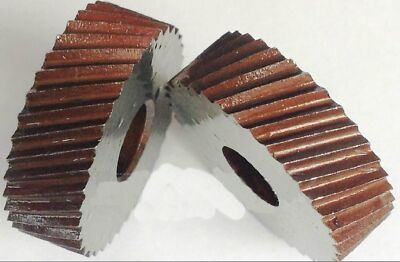 2PCS 2.0mm Pitch 8mm(ID)*28mm(OD)*8mm(H) Diagonal Wheel Knurling   #F9