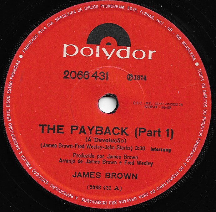 JAMES BROWN - THE PAYBACK (Parts 1 & 2) - 70s FUNK SOUL