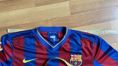 BARCELONA 2009 2010 HOME SHIRT JERSEY LONG SLEEVE NIKE 343812-496