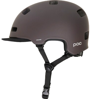 POC SPORTS Crane Bike Helmet - MIPS (Axinite Matte Brown) Unisex Small
