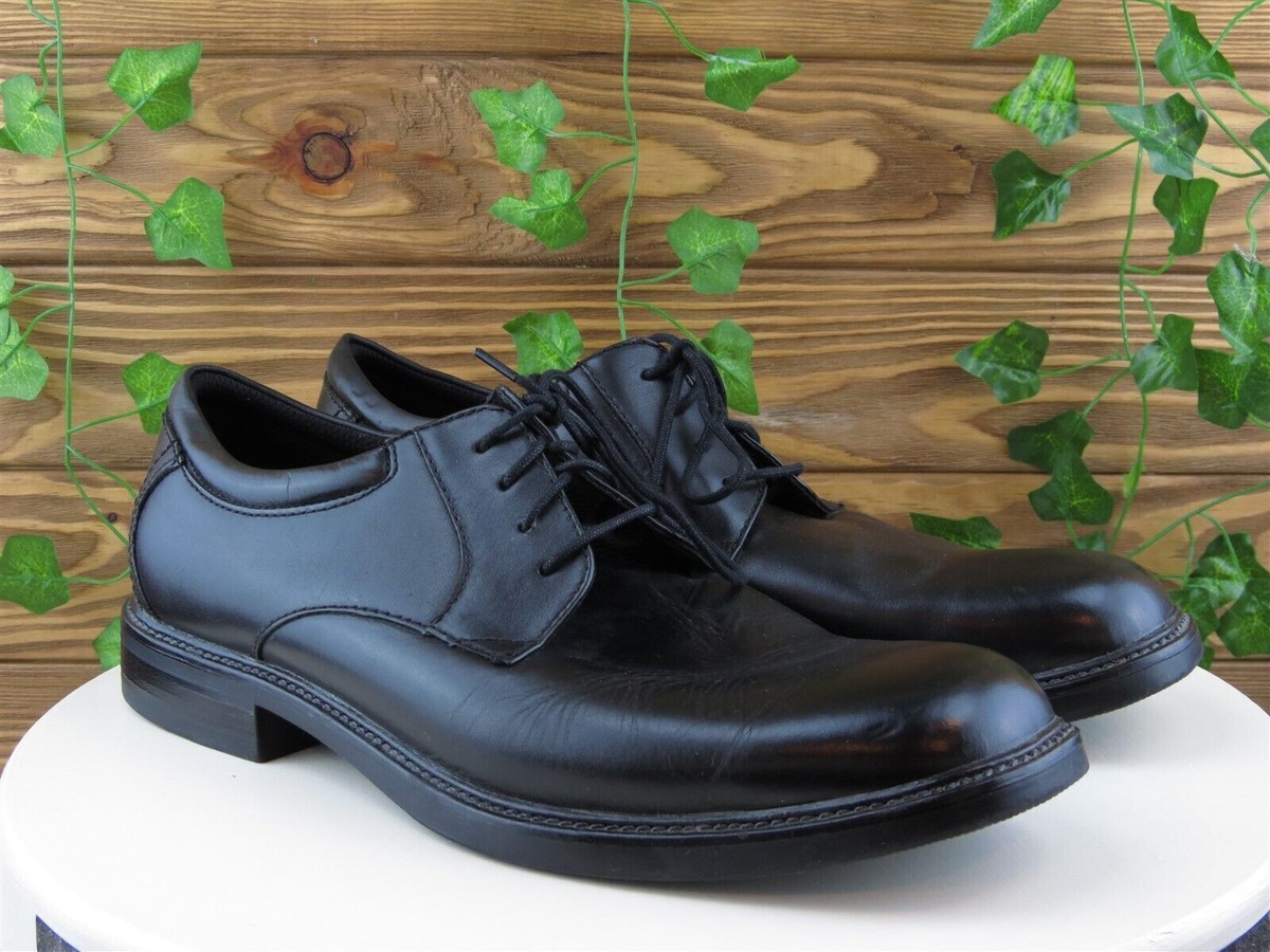 Nunn Bush Sz 11 Derby Oxfords Black Leather Men Lace Up  display picture 1