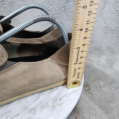 OluKai Nohea Nubuck Leather Slip On Shoes Womens 8 Brown OluKai | Shoes | Olukai Nohea Womens 8 Slippers Brown Lined  main image 4