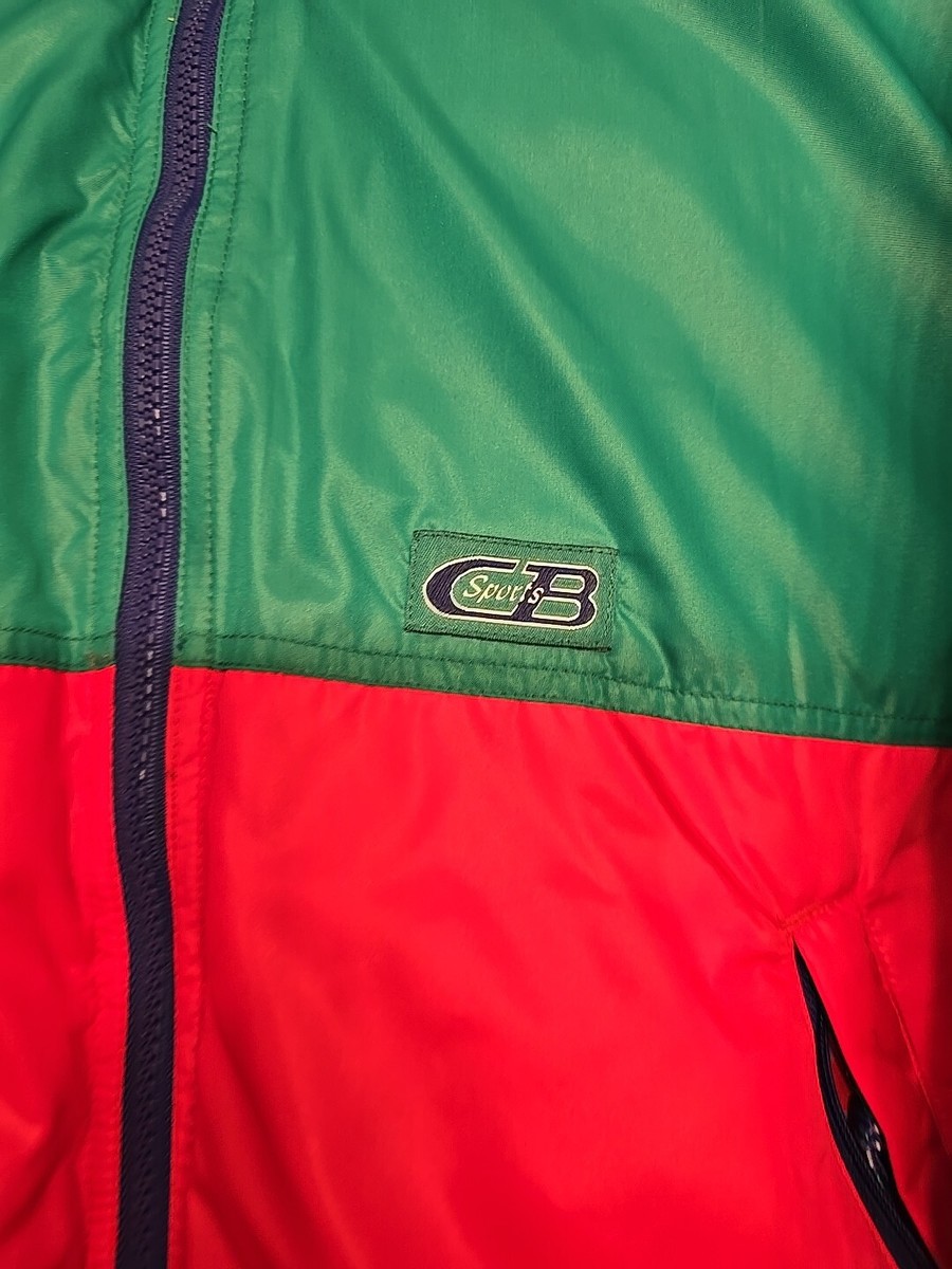80s Reversible CB Sports Ski Jacket Retro Down Puffer Ski Jacket