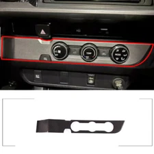 ABS Fiber Center Control Air Condition Knob Panel Trim For Toyota Tacoma 2016-22