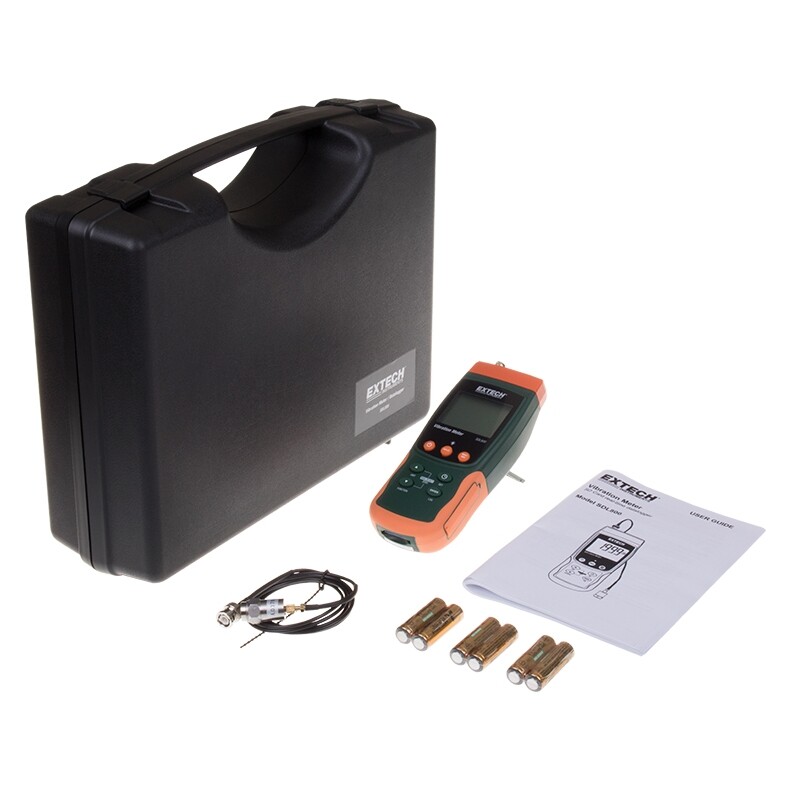 NEW Extech SDL800 Vibration Meter/Datalogger with Remote Sensor - Genuine UK