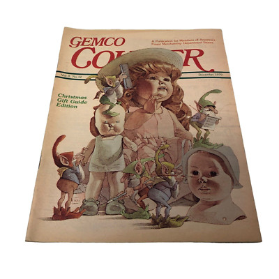 VTG Gemco Courier December 1979 Christmas Dolls Magazine Store Pre-Costco