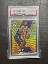 PSA 10 Talen Horton Tucker Gold Mosaic Wave Lakers Gem Mint Rookie RC