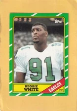 1986 Topps #275 Reggie White Eagles EX+ Excellent+ RC Rookie #28146