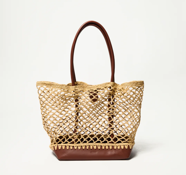 Simkhai Caspian Raffia Tote MSRP $845 🔥New🔥
