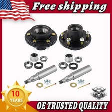 18pc 2x 6 X 5.5 Replacement Idler Hub Spindle Stub End Unit Trailer Axle 5200