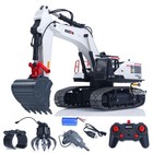 1594 HUINA 1/14 RC Metal Excavator Model  Radio Light Battery 28CH Sound — photo 6