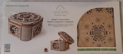 UGEARS - 3D Holzbausatz / Puzzle einer Schatztruhe