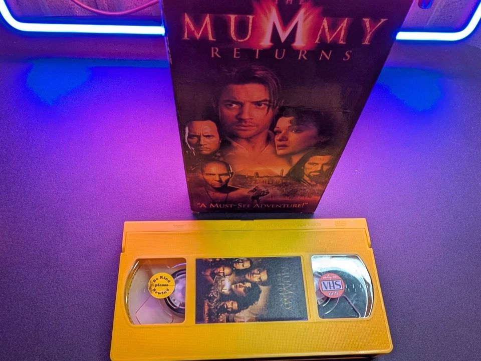 The Mummy 1999 And The Mummy Returns Custom VHS Tapes. - Image 2 of 4