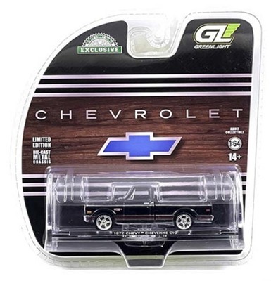 GREENLIGHT 1972 CHEVY CHEYENNE C10 SQUAREBODY SHORT BED HOBBY EXCLUSIVE