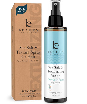 Sea Salt Spray for Textured Beach Waves & Volume - USA Made with Organic Ingredi