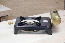 ~~~ Old camping stove PHOEBUS 28 brass metal iron Austria ~~~