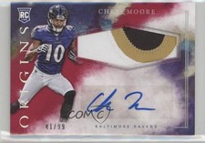 2016 Panini Origins Rookie Red 41/99 Chris Moore #RJPA-CM Jumbo Patch Auto 2r7