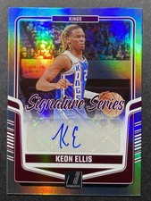 2024-25 Panini Donruss Keon Ellis Signature Series Auto Sacramento Kings #SS-KEE