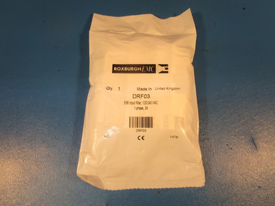 Roxburgh EMC DRF03, EMI Input Filter, 120/240 VAC, 1 Phase, 3A