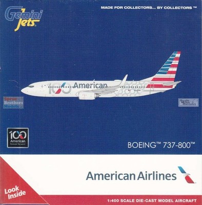 GEMGJ2417 1:400 Gemini Jets American Airlines B737-800 Reg #N840NN '100'