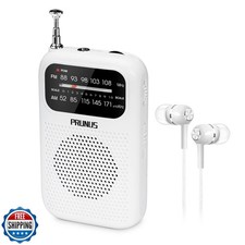 PRUNUS J-777 Pocket Radios Portable AM FM Small Personal Radio with Best Rece