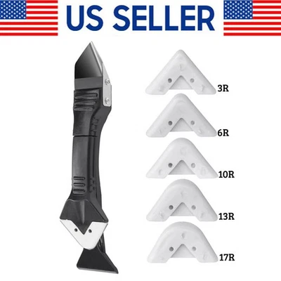 5 in 1 Silicone Sealant Remover Tool Kit Set Scraper Caulking Mould Removal US - image 1 of 4