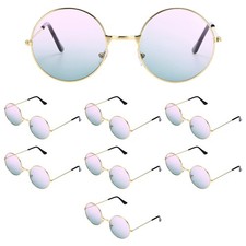 8-Pack Party Favors Sunglasses, Photo Props Sunglasses Bulk Pink  Green 