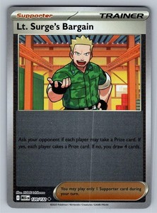 Lt. Surge's Bargain 120/132 Mega Evolution Reverse Holo