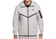 Nike Sportswear Tech Fleece Jacket Men's XXL Windrunner Gray Zip