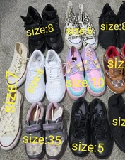 Brand Name Shoes Bundle Of Different Style, Color & Sizes