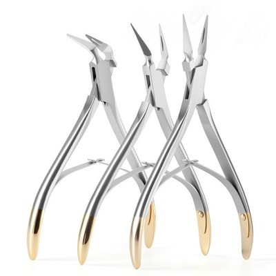 3PCS Dental Tooth Extraction Forceps Pliers Elevator Apical Root Tip Extractor