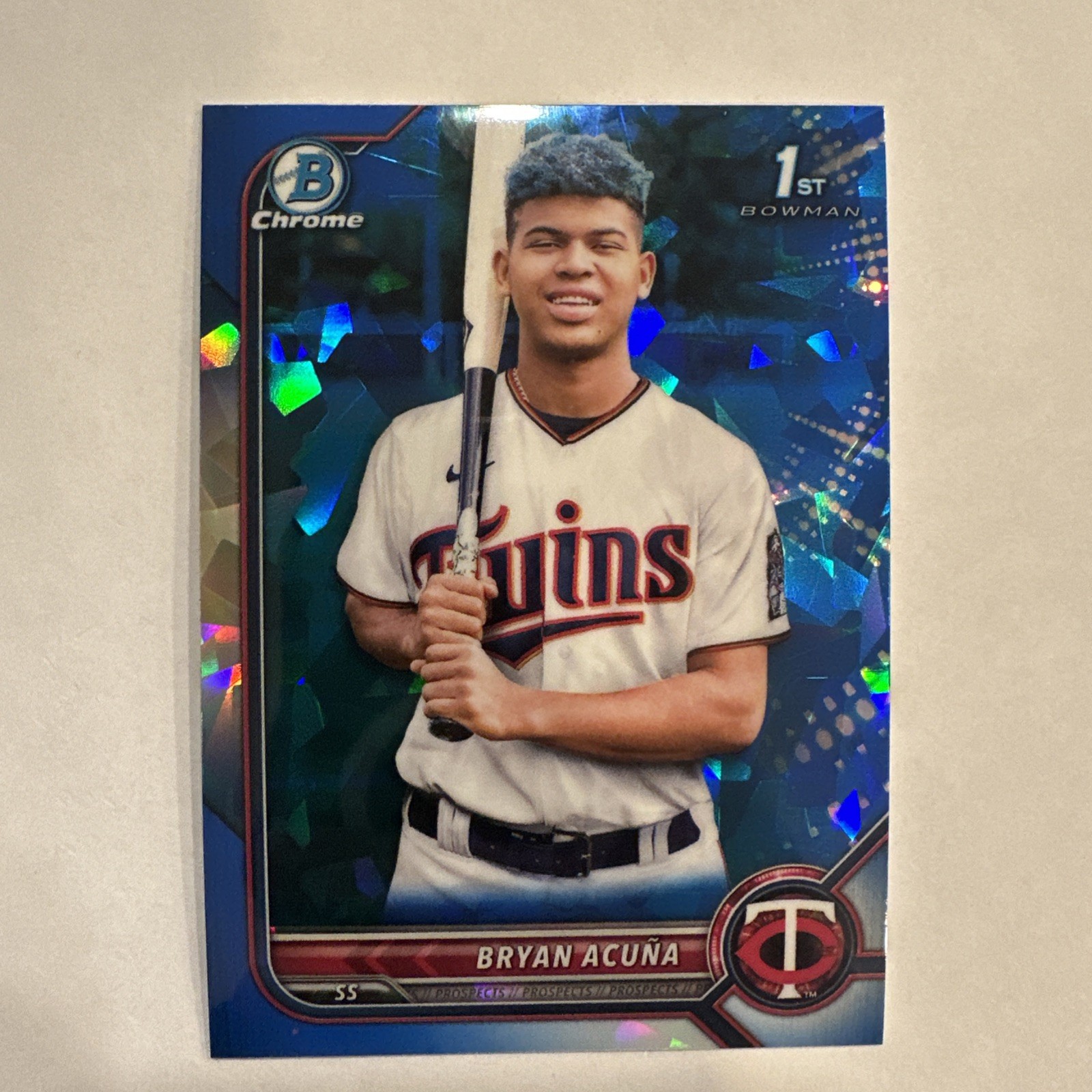 2022 Bowman Chrome Sapphire Edition - Prospects Bryan Acuna #BCP-151 (RC)
