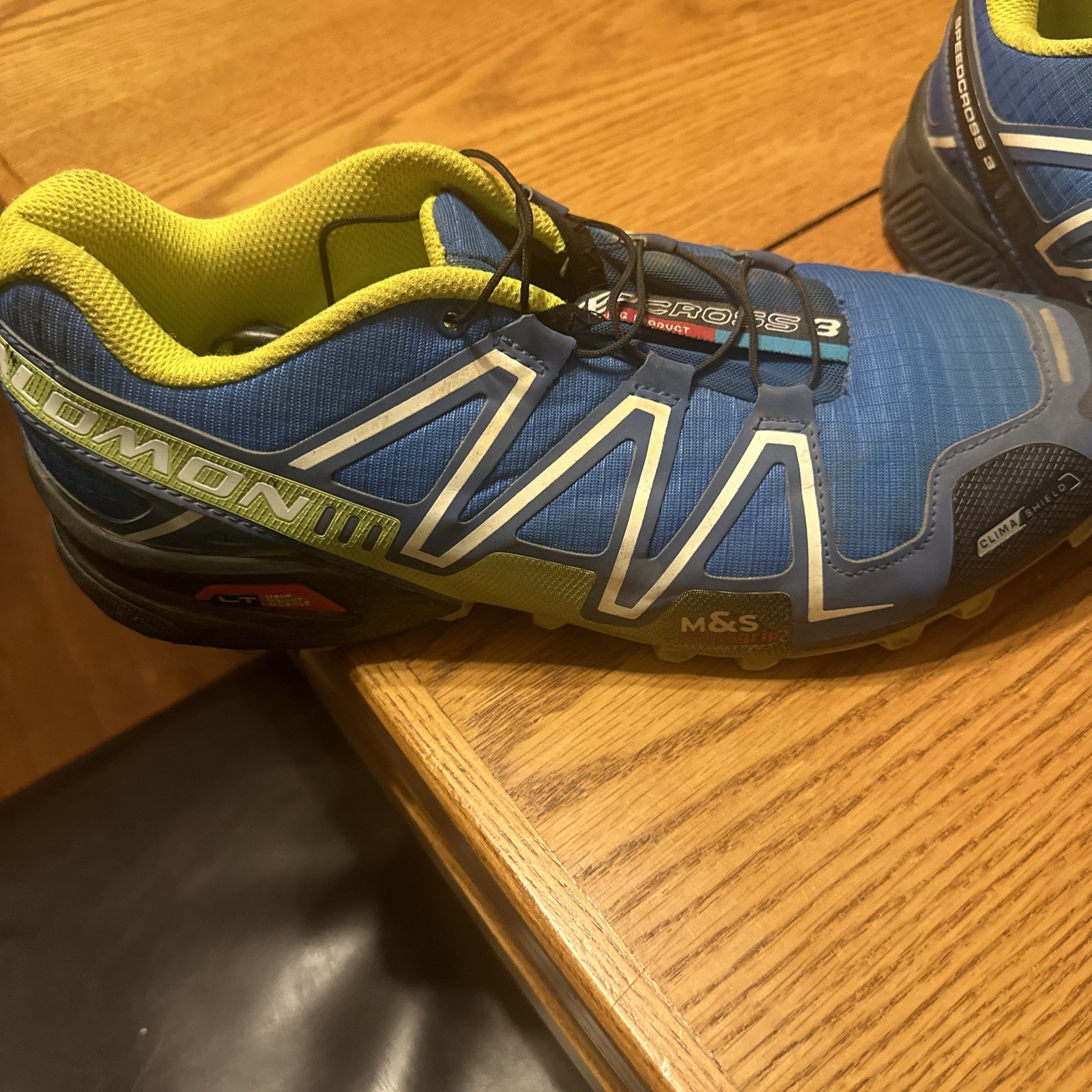 Scarpe Salomon Speedcross 3 Trail Running Uomo Taglia 11 Blu Royal Nero Atletiche