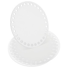 5 x 5 Inch 4 Pcs Crochet Basket Bottoms Round Acrylic Base for Crochet