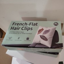 9 Pcs French Flat Hair Clips for Women - Non-slip Flat Claw Clips New