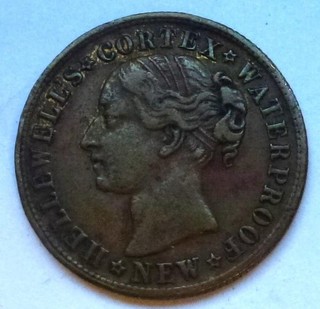 Hellewells cortex & waterproof Liverpool token 21mm