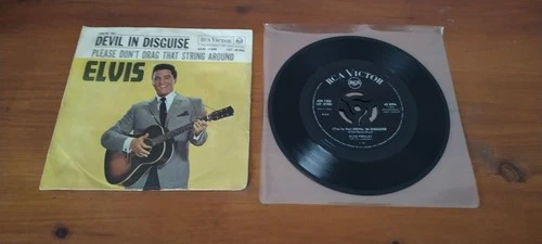 ELVIS PRESLEY - (YOU'RE THE) DEVIL IN DISGUISE - RCA VICTOR - ITALY - 45N 1360