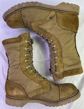 Corcoran Cv27146 Mens 10 Soft Toe Leather Combat Boots-coyote Brown-sz. 11 Ee
