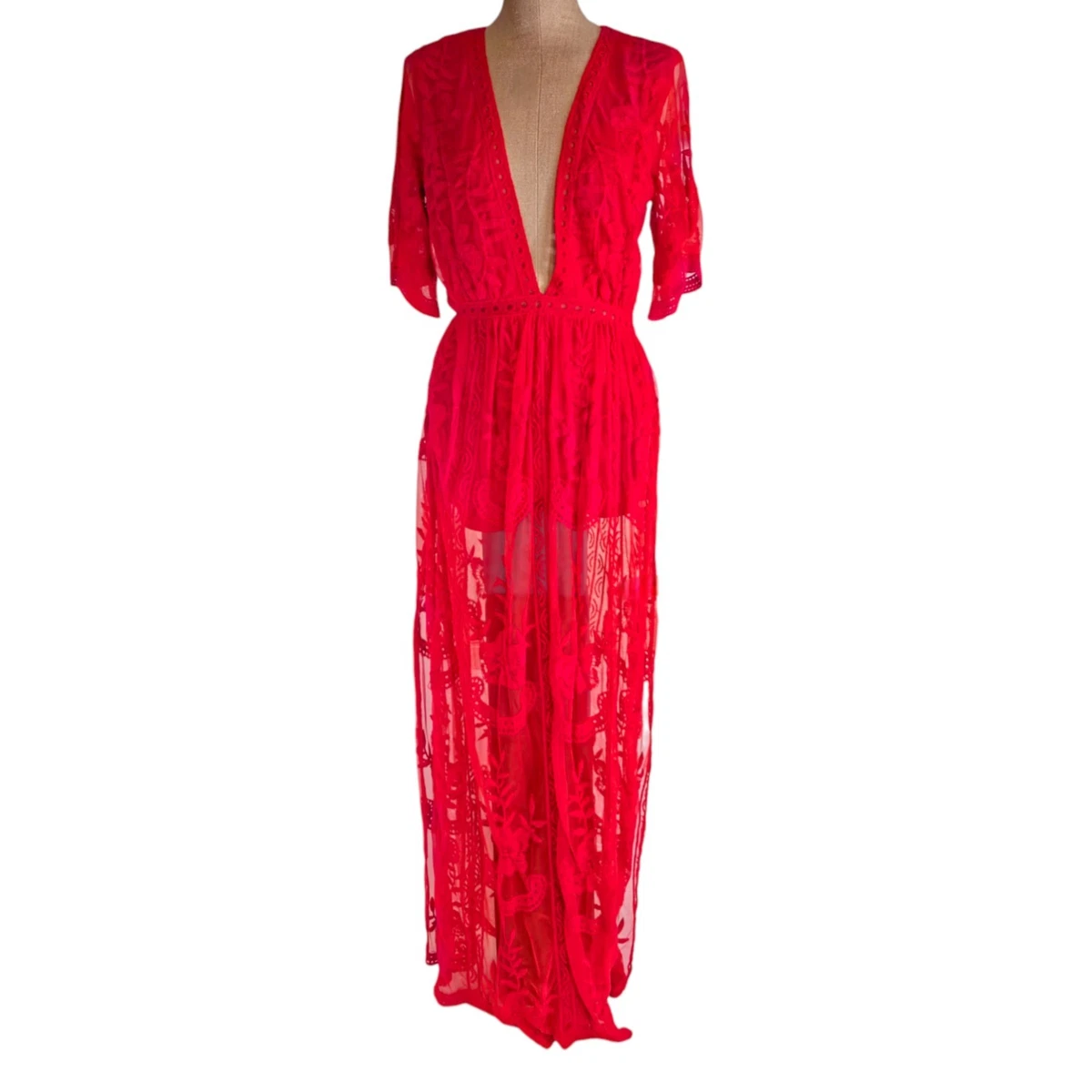 chinese dress ladies Honey Couture MICHELLE White Lace & Crochet Bodycon Dress